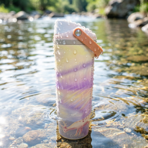 Selah Thirst tumbler with Psalm 42:1, As the Deer Pants for Water devotional cup