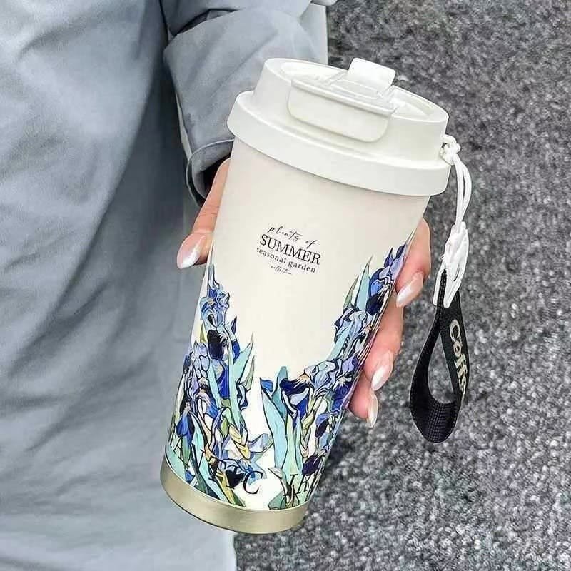 Selah - 17oz Stainless Steel Flower Coffee Mug - Image 6
