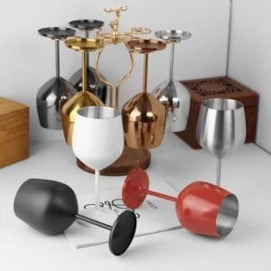 Selah - Stainless Steel Wine Goblet